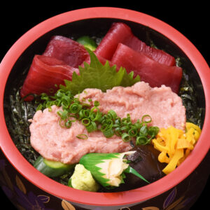 ねぎとろ鉄火丼